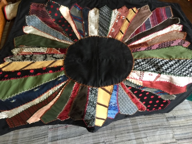 Tie quilt made for William Crick